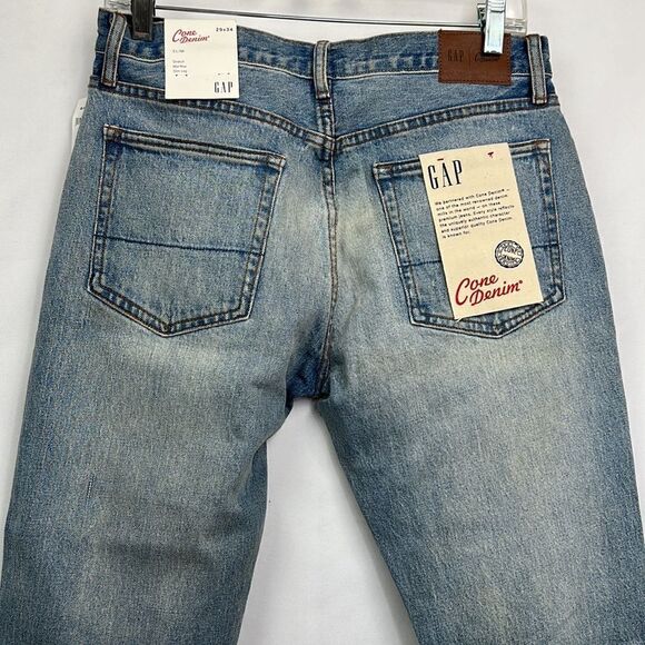 Gap Cone Denim slim straight jeans size 29/34 NWT - Picture 8 of 16